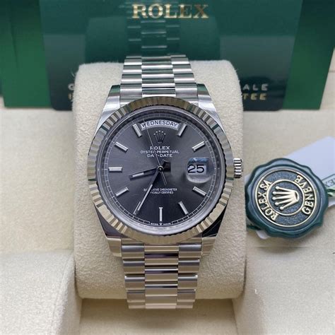 rolex day date grau|rolex day date models.